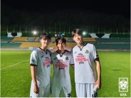 전주시민축구단의 ‘현대고 3총사’ 민지홍-김도훈-윤경원, K3리그에 10대 돌풍 일으킬까? 기사 이미지